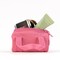 packlab Micro Nano Duffel Keychain - Pink Mini Duffel Bag Coin Purse for Lip Balm, Earbuds & Everyday Essentials
